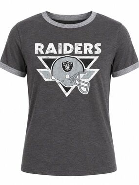 NFL LV Raiders Team Apparel Gray Shirt